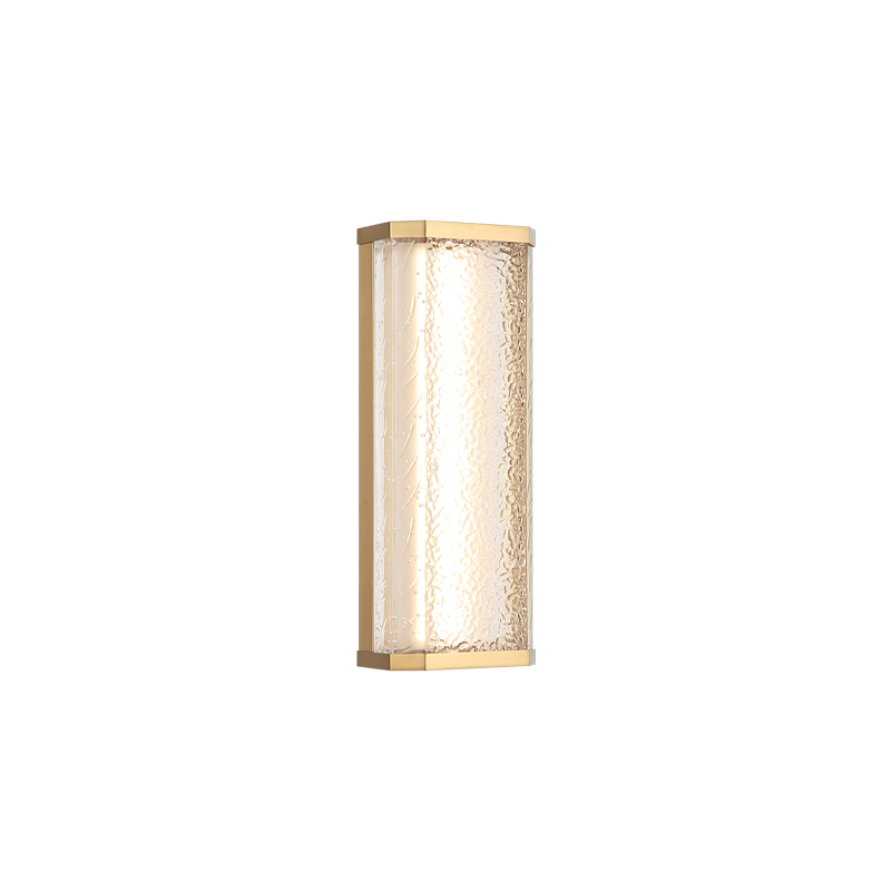 Aislynn - LED Steel Frame with Textured Glass Diffuser Vanity Light