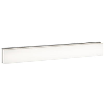 LED Steel Frame with Painted White Glass Shade Vanity Light