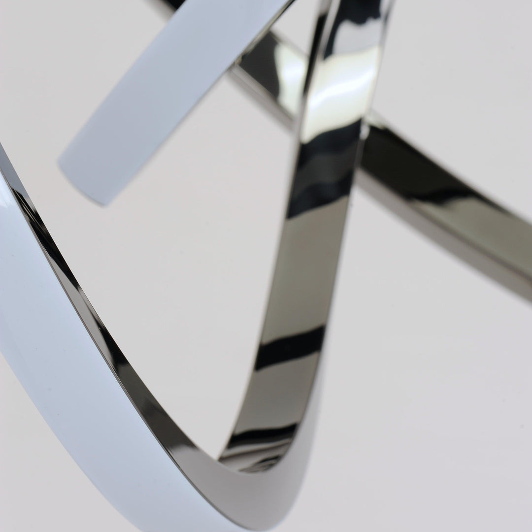 LED Black Chrome Pendant - LV LIGHTING