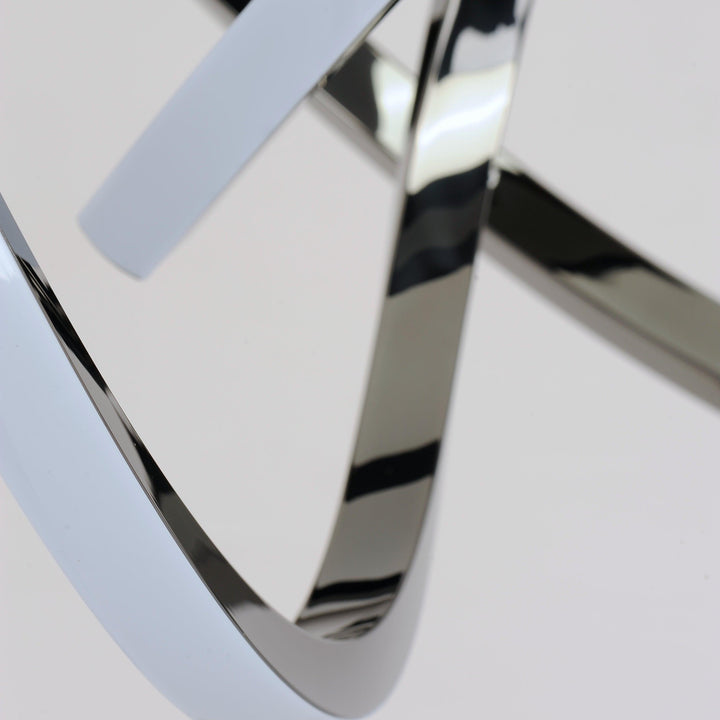 LED Black Chrome Pendant - LV LIGHTING