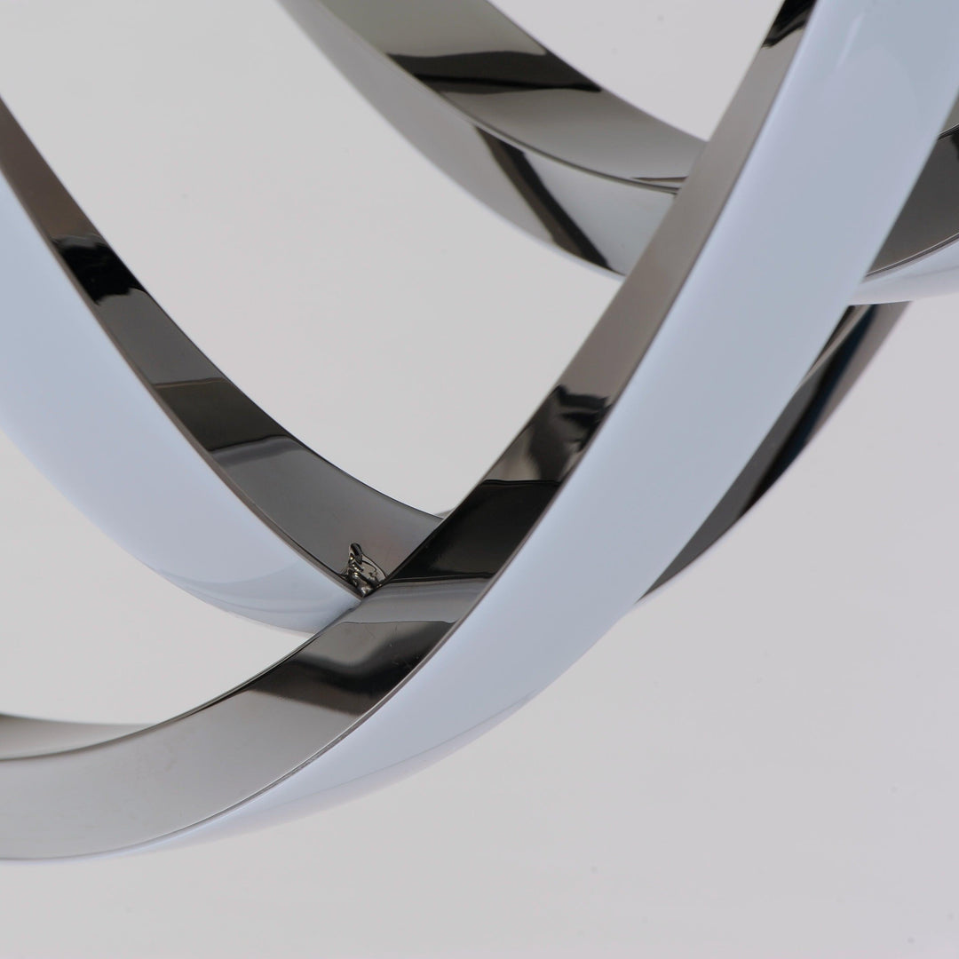 LED Black Chrome Pendant - LV LIGHTING