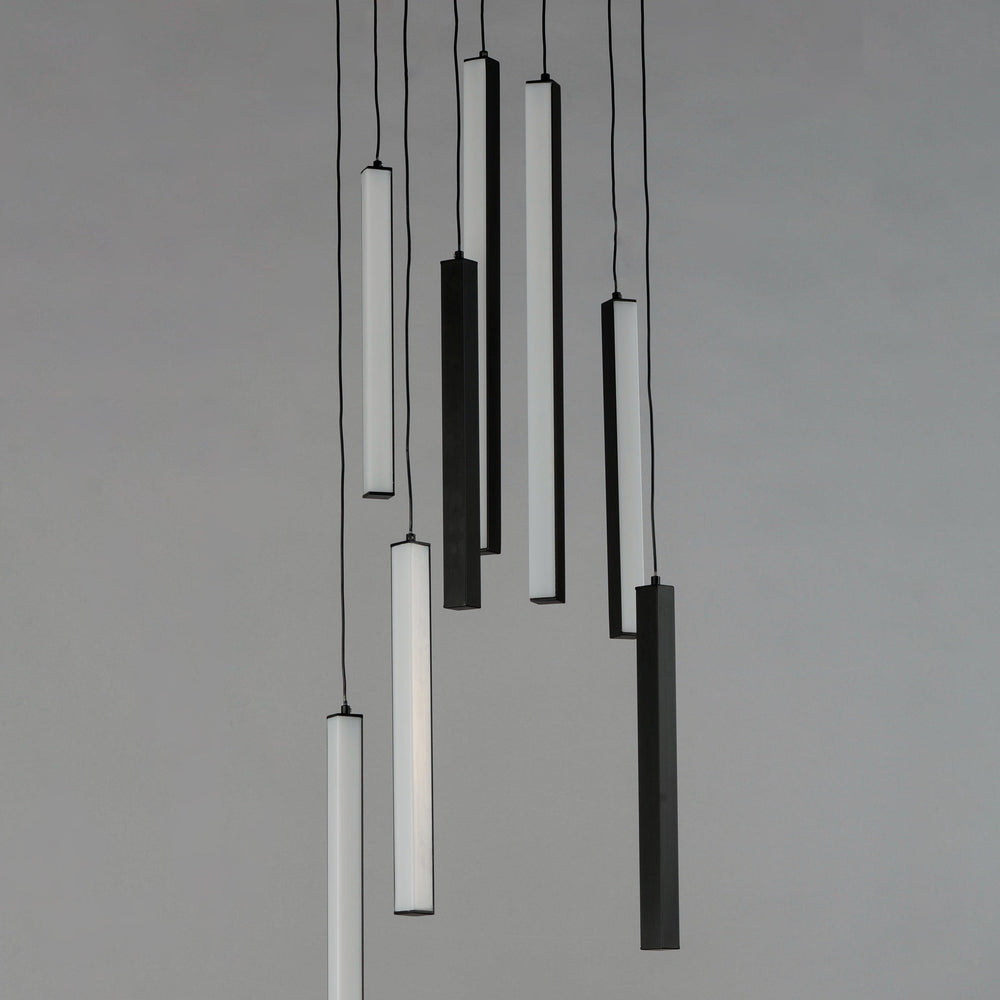 LED Black with Acrylic Diffuser Minimalist Pendant - LV LIGHTING