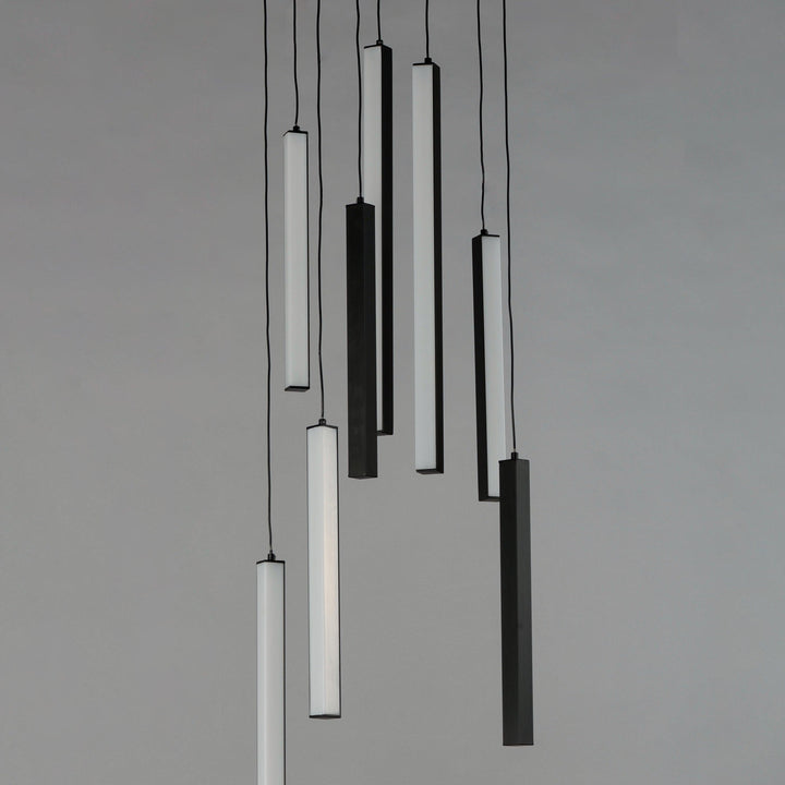 LED Black with Acrylic Diffuser Minimalist Pendant - LV LIGHTING