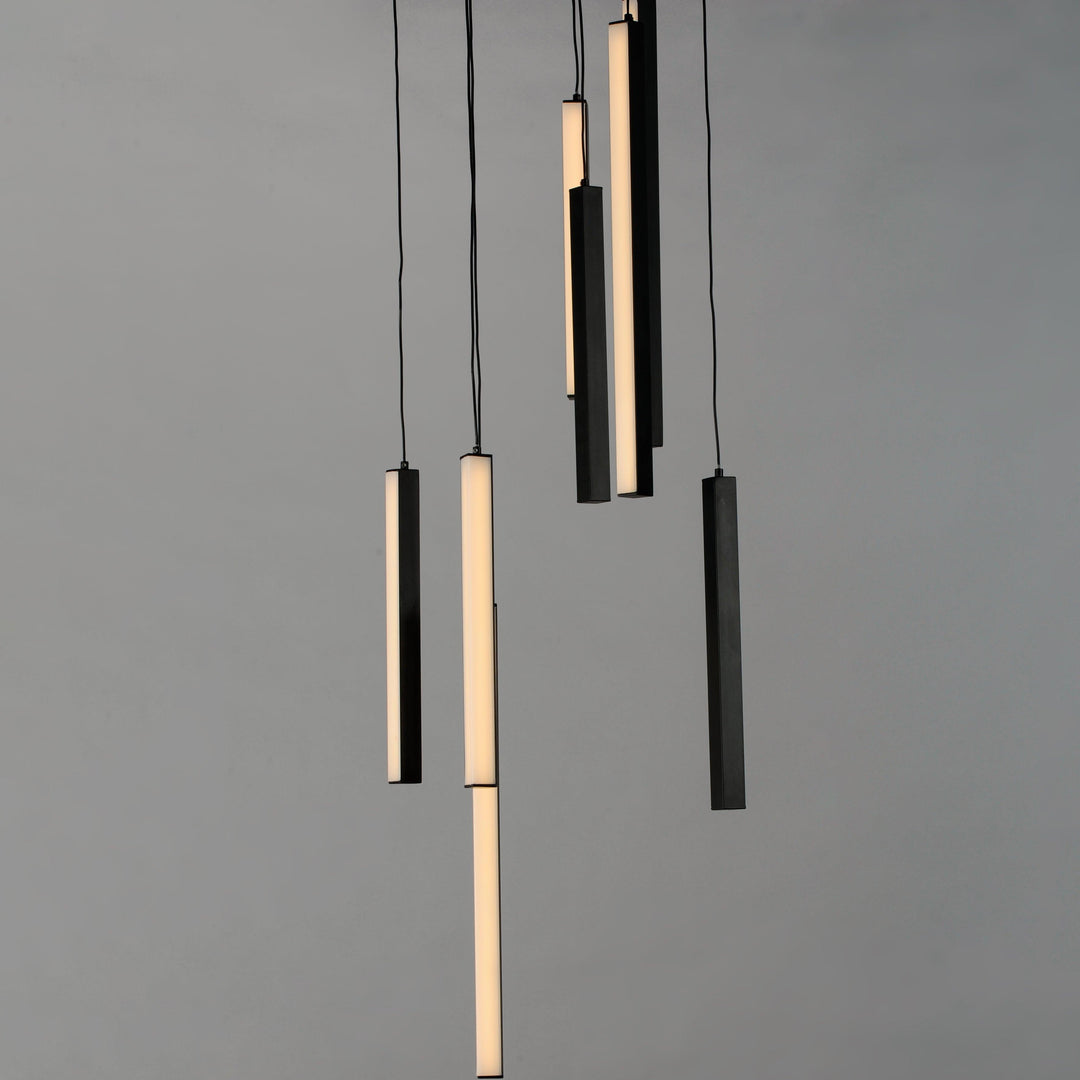 LED Black with Acrylic Diffuser Minimalist Pendant - LV LIGHTING