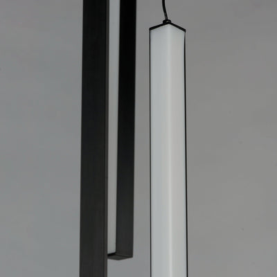 LED Black with Acrylic Diffuser Minimalist Pendant - LV LIGHTING