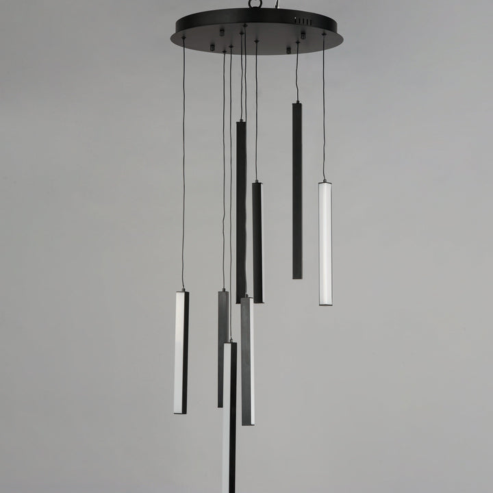 LED Black with Acrylic Diffuser Minimalist Pendant - LV LIGHTING