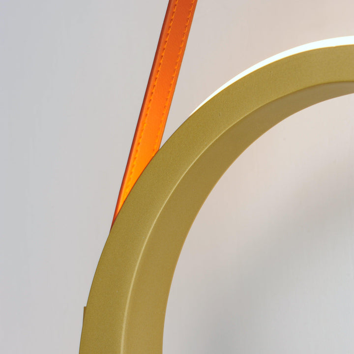 LED Antique Brass Single Rings Wall Sconce - LV LIGHTING