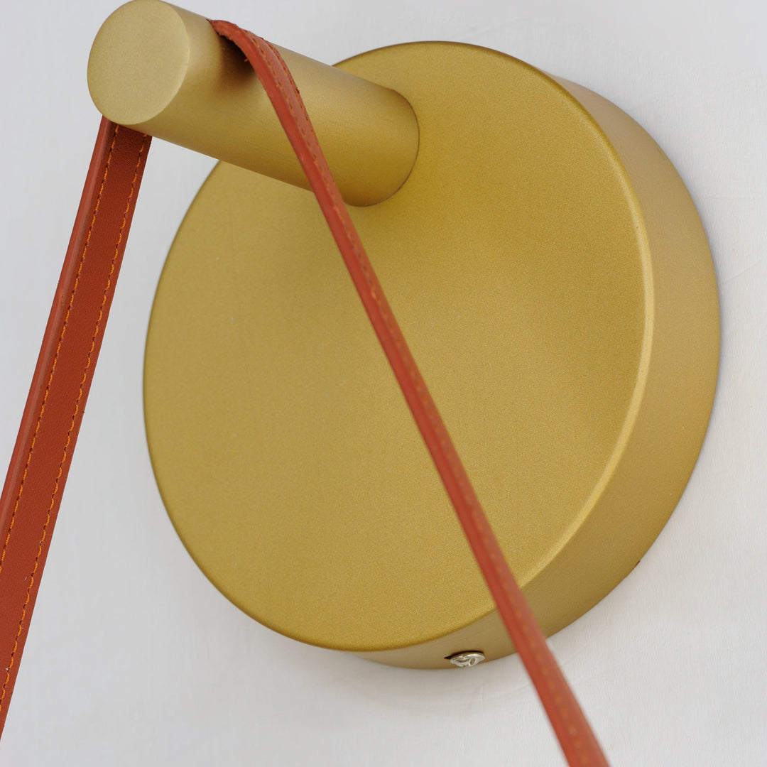 LED Antique Brass Single Rings Wall Sconce - LV LIGHTING