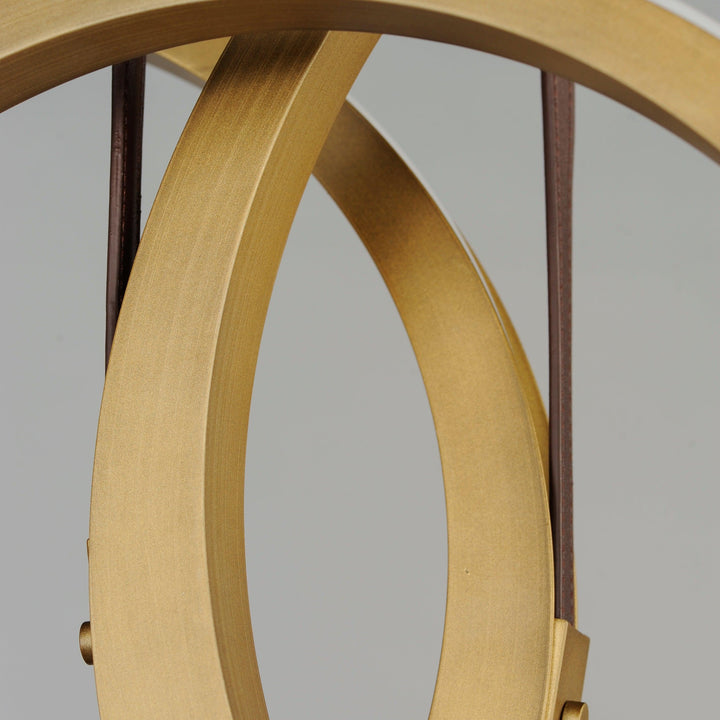 LED Antique Brass 3 Rings Pendant - LV LIGHTING