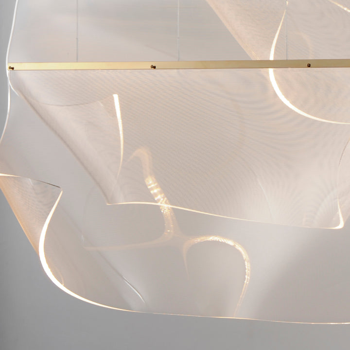 Rinkle - 3 Light Linear LED Pendant by ET2 Lighting - view 6
