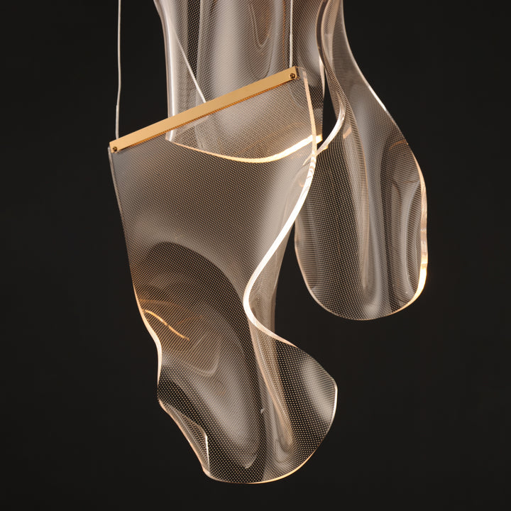 Rinkle - 3 Light LED Multi Pendant by ET2 Lighting - view 15