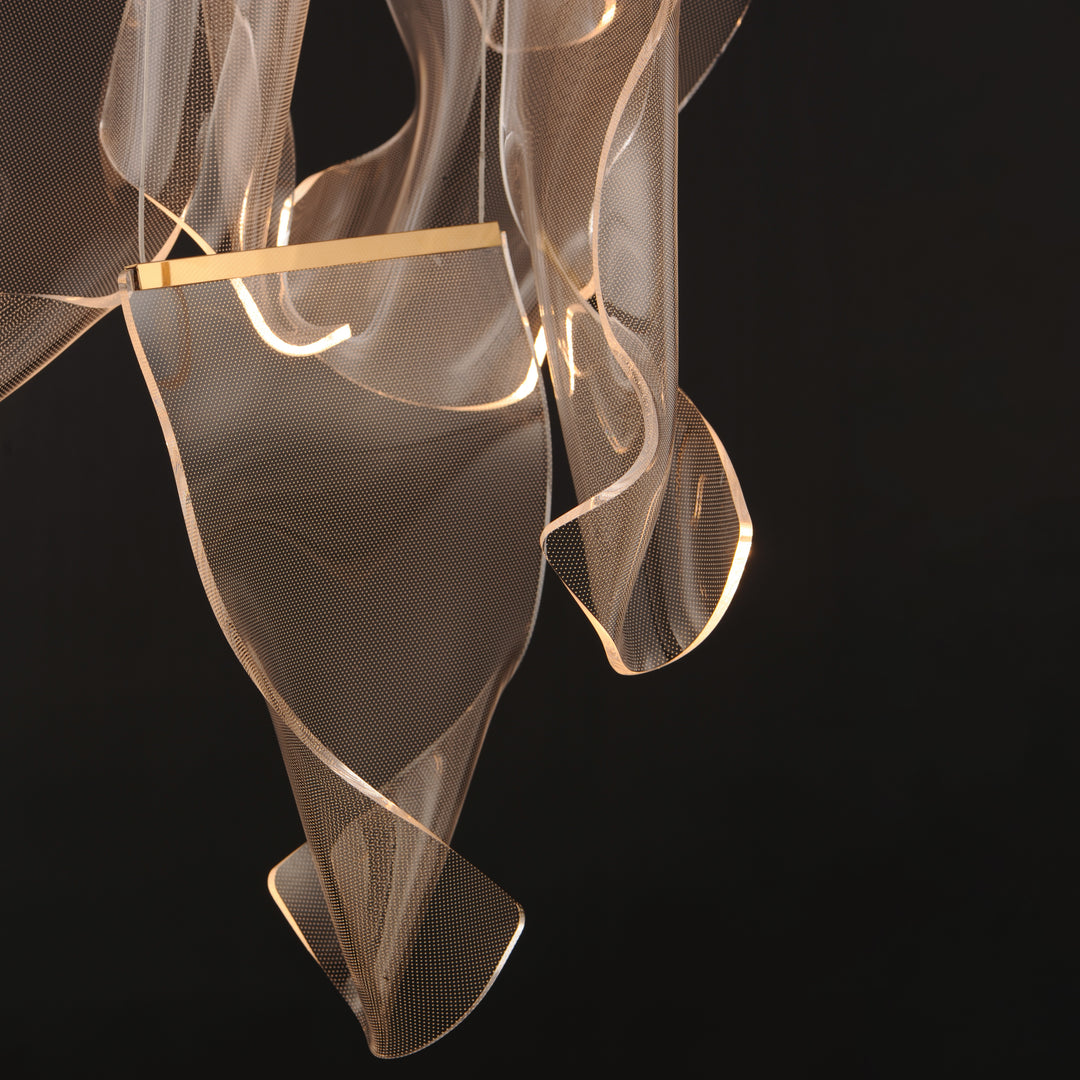 Rinkle - Multiple Light LED Chandelier by ET2 Lighting - view 5