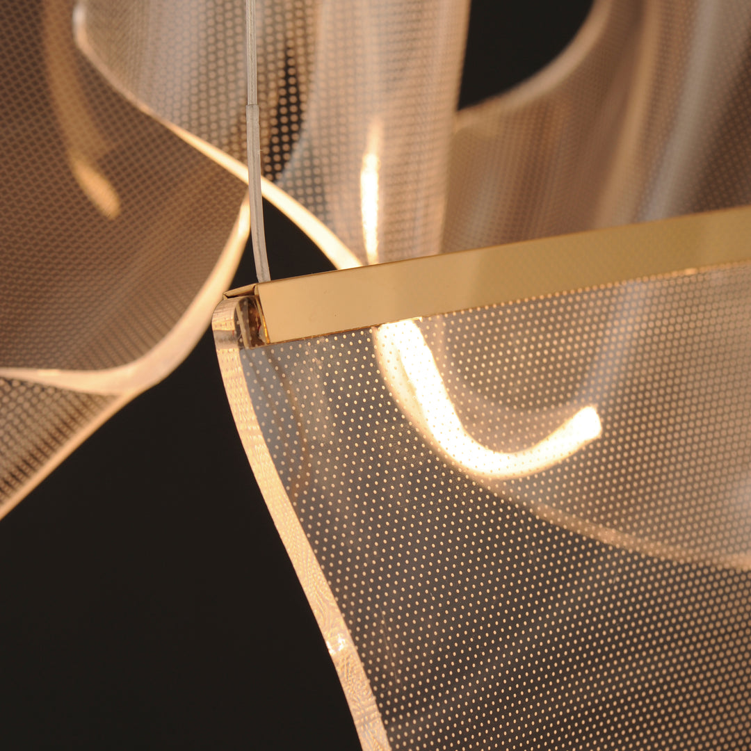 Rinkle - Multiple Light LED Chandelier by ET2 Lighting - view 6
