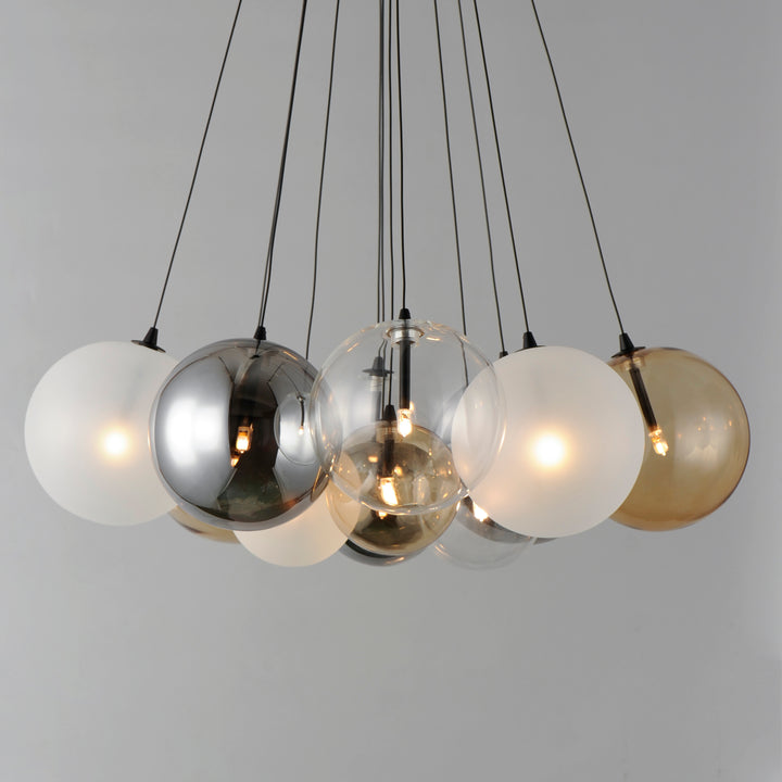 Burst - Multiple Light LED Chandelier by ET2 Lighting - view 7