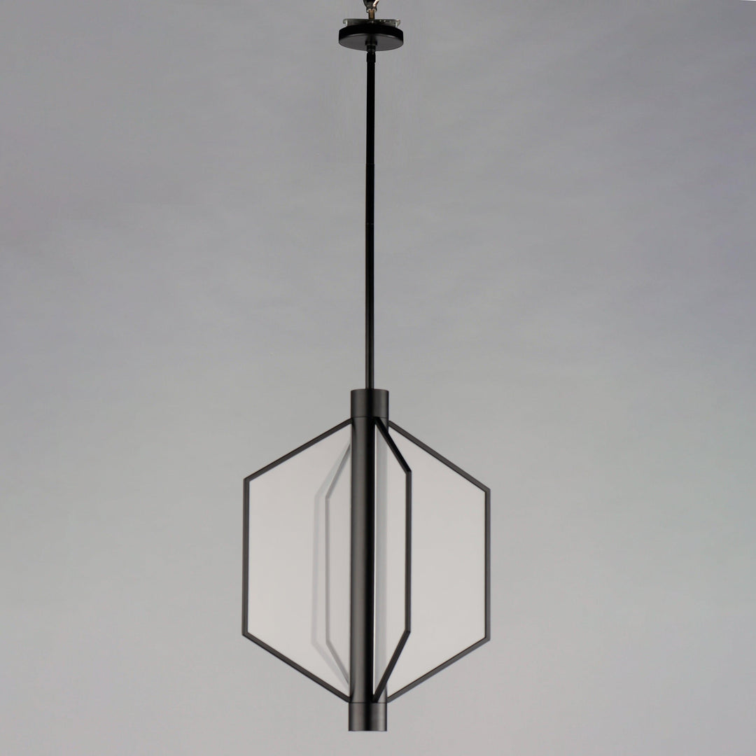 LED Translucent Acrylic Panels Attached with Cylindrical Tube Pendant - LV LIGHTING
