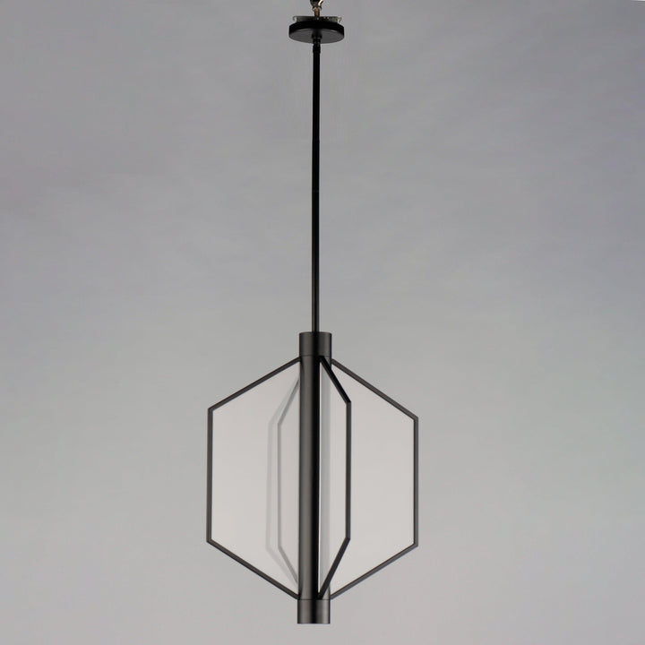LED Translucent Acrylic Panels Attached with Cylindrical Tube Pendant - LV LIGHTING