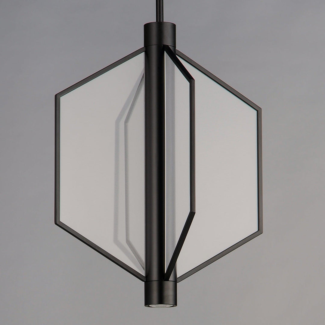 LED Translucent Acrylic Panels Attached with Cylindrical Tube Pendant - LV LIGHTING