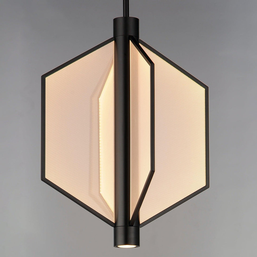 LED Translucent Acrylic Panels Attached with Cylindrical Tube Pendant - LV LIGHTING