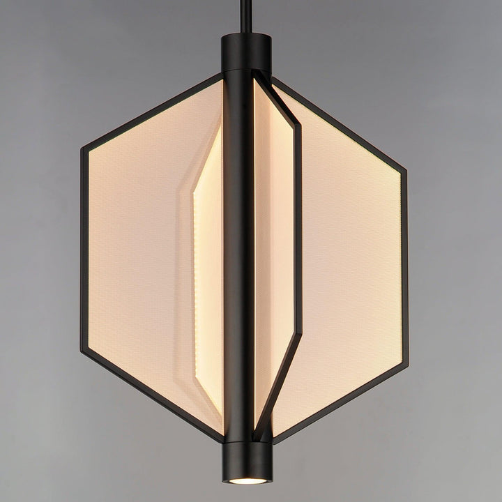 LED Translucent Acrylic Panels Attached with Cylindrical Tube Pendant - LV LIGHTING