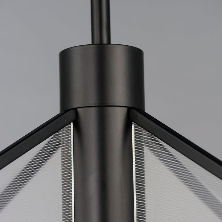 LED Translucent Acrylic Panels Attached with Cylindrical Tube Pendant - LV LIGHTING