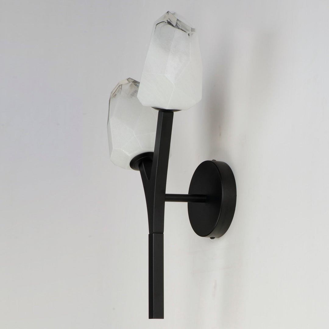 LED Black Bloom Braches 2 Light Wall Sconce - LV LIGHTING