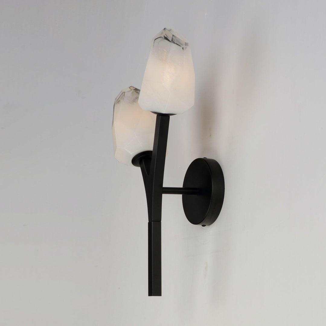 LED Black Bloom Braches 2 Light Wall Sconce - LV LIGHTING