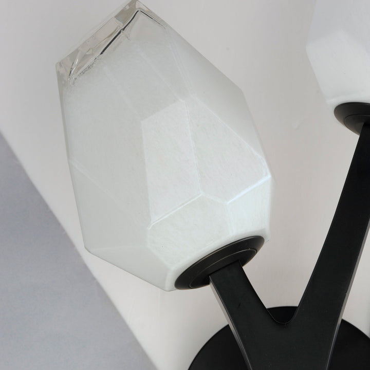 LED Black Bloom Braches 2 Light Wall Sconce - LV LIGHTING
