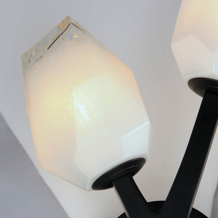 LED Black Bloom Braches 2 Light Wall Sconce - LV LIGHTING