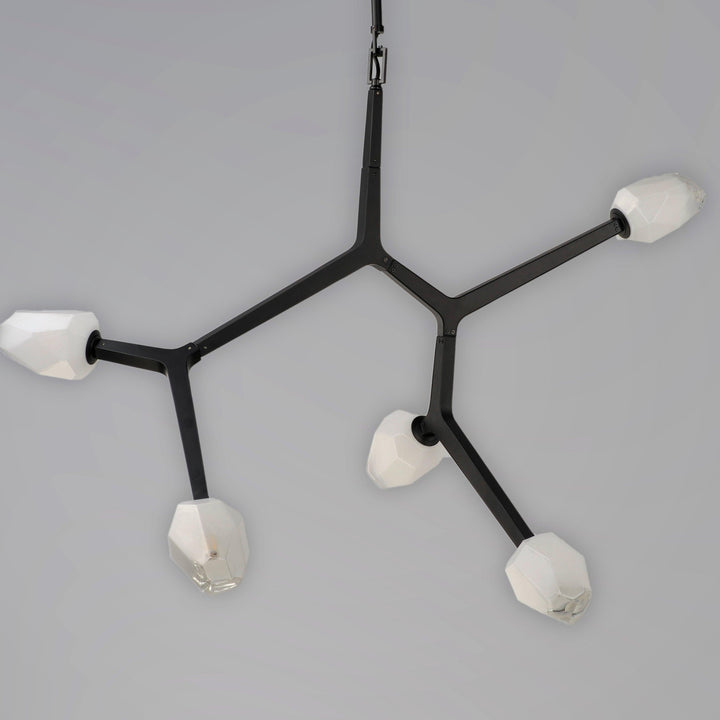 LED Black Bloom Branches 5 Lights Pendant - LV LIGHTING