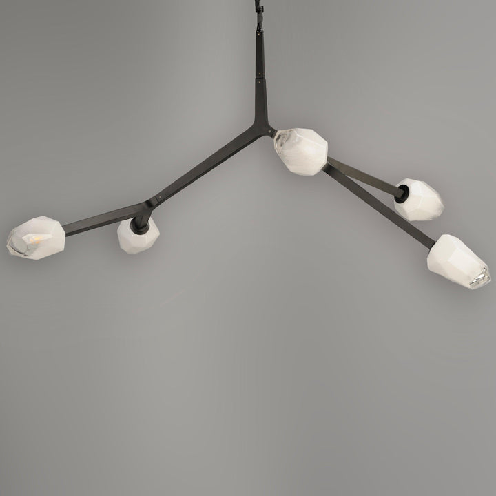 LED Black Bloom Branches 5 Lights Pendant - LV LIGHTING