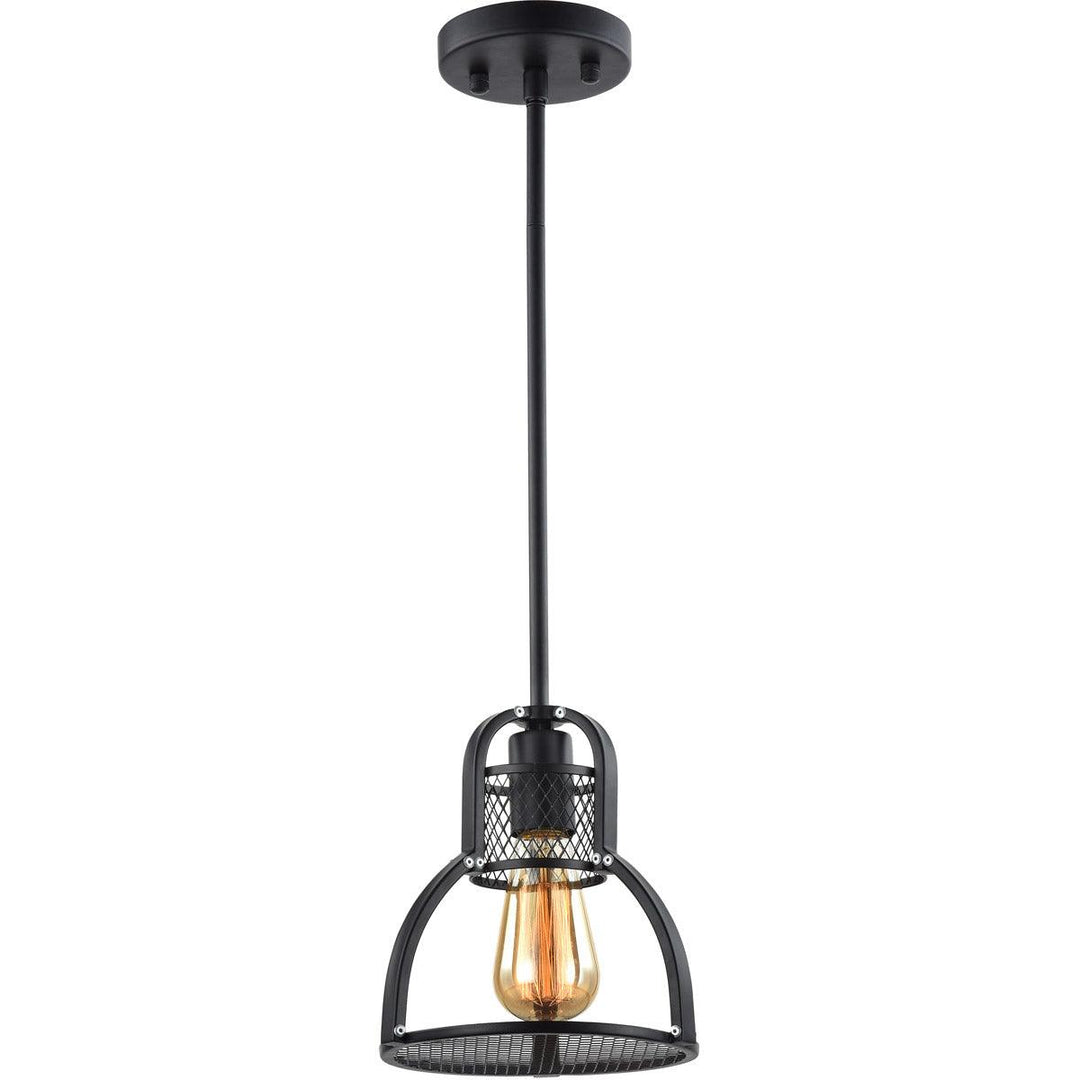 Dark Bronze Frame with Mesh Pendant - LV LIGHTING