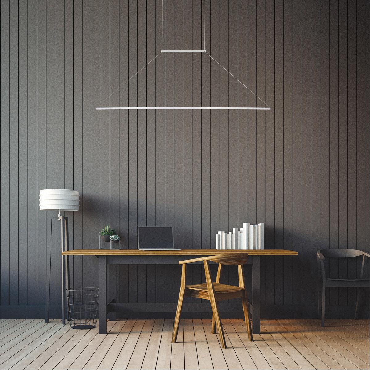 LED Aluminum Frame with Acrylic Diffuser Linear Pendant - LV LIGHTING