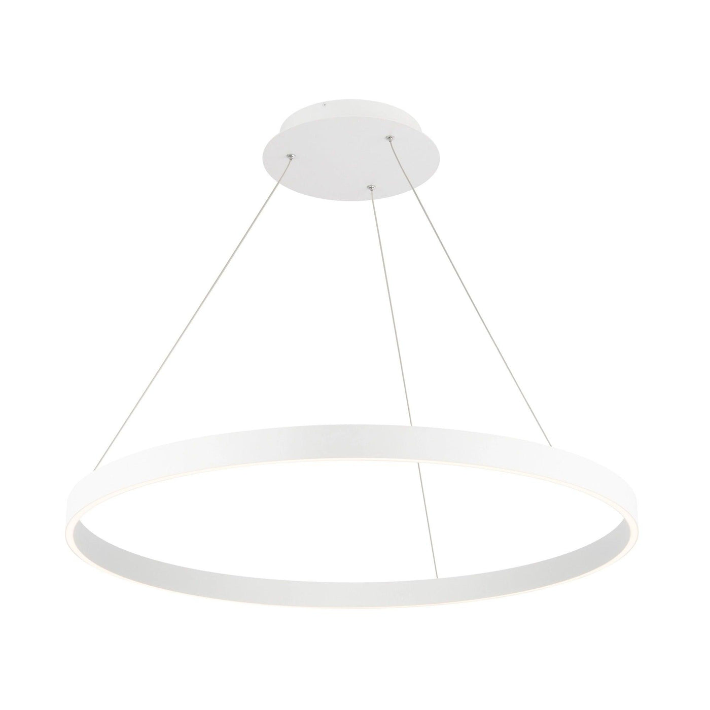 LED Aluminum Ring Frame with Silicone Diffuser Pendant / Chandelier - LV LIGHTING