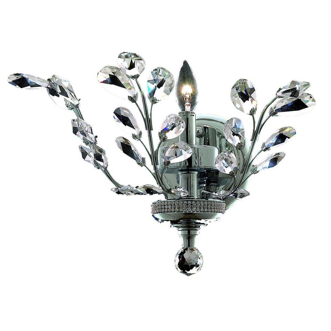 Crystal Leaf Wall Sconce - LV LIGHTING