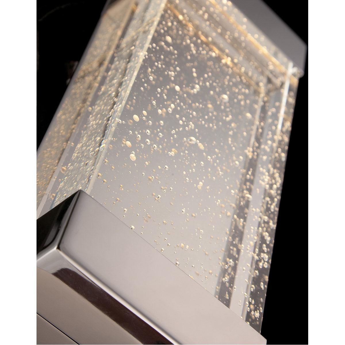 LED Aluminum Frame with Seedy Glass Diffuser Wall Sconce - LV LIGHTING