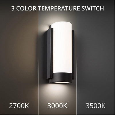 LED Steel Frame with Opal Glass Diffuser Color Changeable Wall Sconce - LV LIGHTING