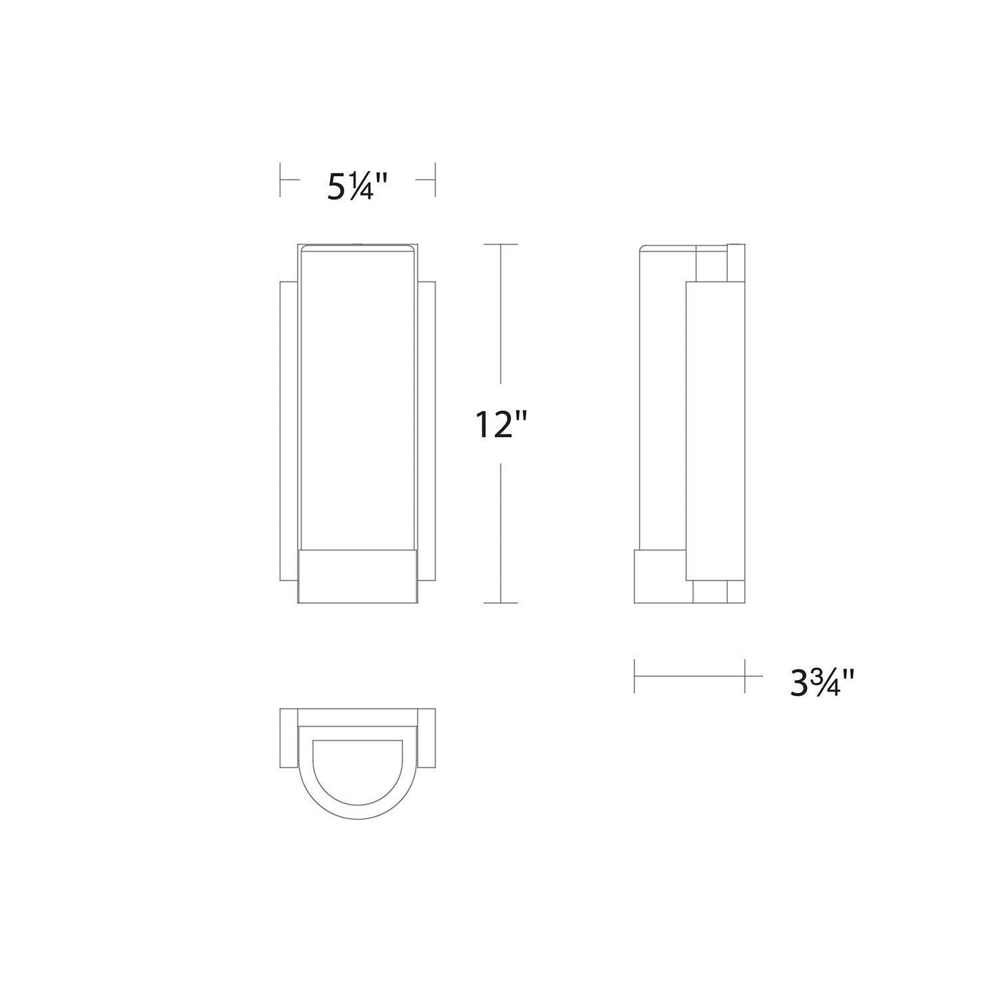 LED Steel Frame with Opal Glass Diffuser Color Changeable Wall Sconce - LV LIGHTING