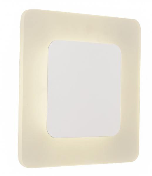 LED White Frame Box Wall Sconce - LV LIGHTING