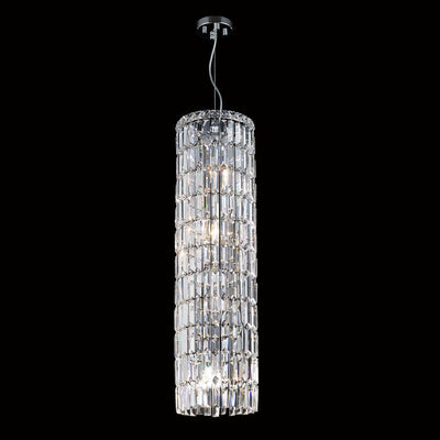 Chrome with Crystal Pendant - LV LIGHTING