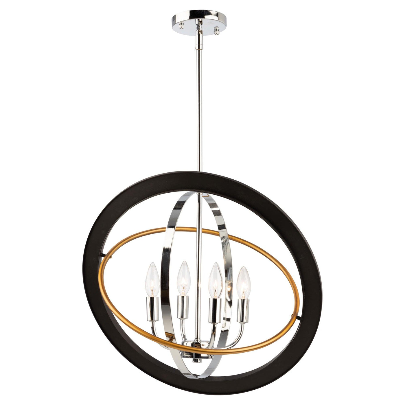 Multicolor Orbit Frame Chandelier - LV LIGHTING