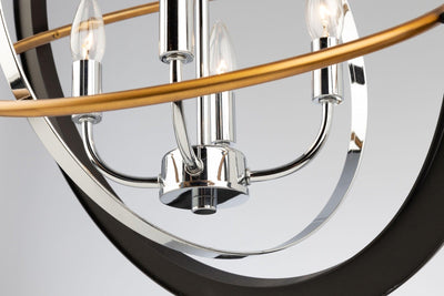 Multicolor Orbit Frame Chandelier - LV LIGHTING