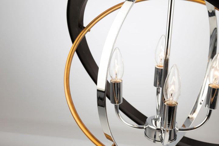 Multicolor Orbit Frame Chandelier - LV LIGHTING