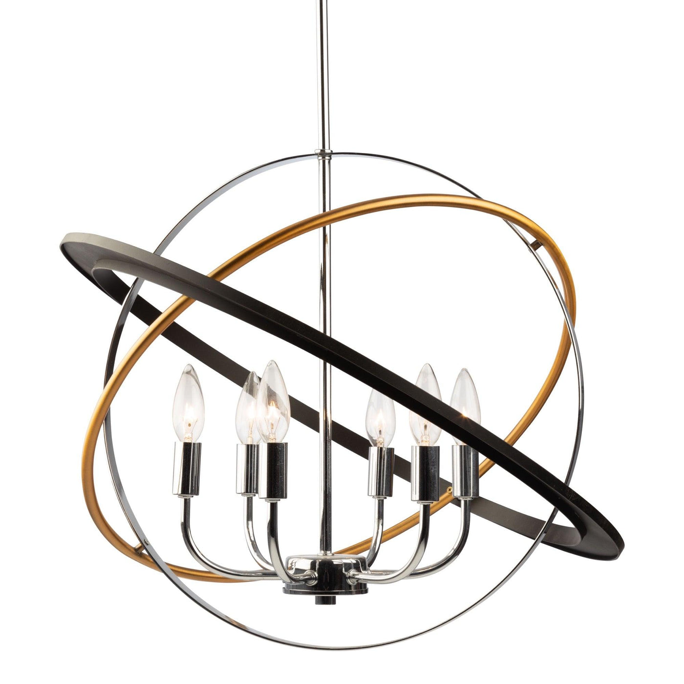 Multicolor Orbit Frame Chandelier - LV LIGHTING