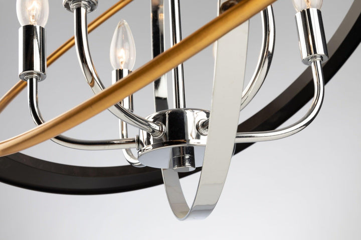 Multicolor Orbit Frame Chandelier - LV LIGHTING