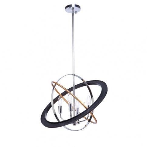 Multicolor Orbit Frame Chandelier - LV LIGHTING