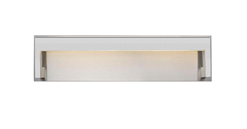 LED Steel with Frosted Diffuser Vanity Light - LV LIGHTING