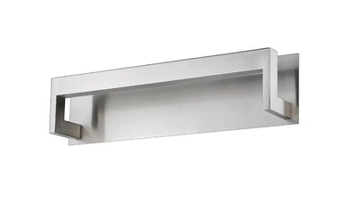 LED Steel with Frosted Diffuser Vanity Light - LV LIGHTING