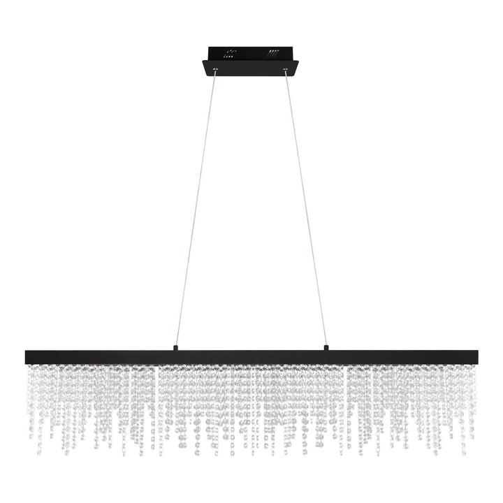 LED Chrome with Crystal Pendant - LV LIGHTING