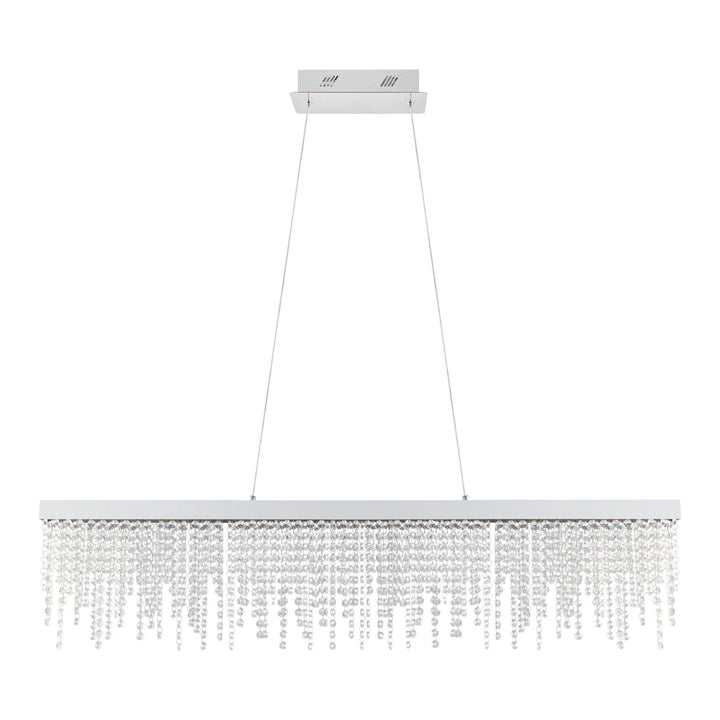 LED Chrome with Crystal Pendant - LV LIGHTING