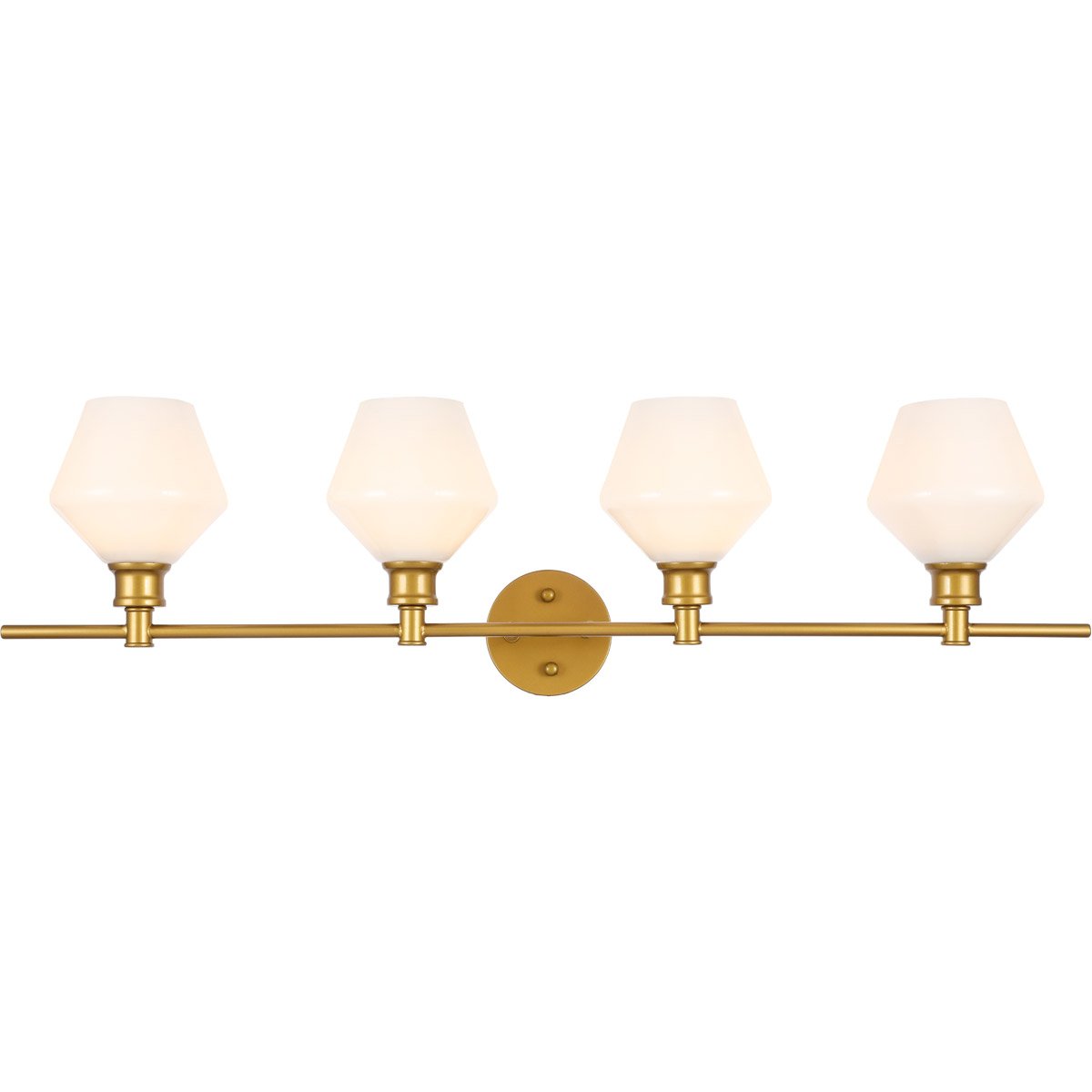Brass with Frosted Shade Wall sconce - LV LIGHTING